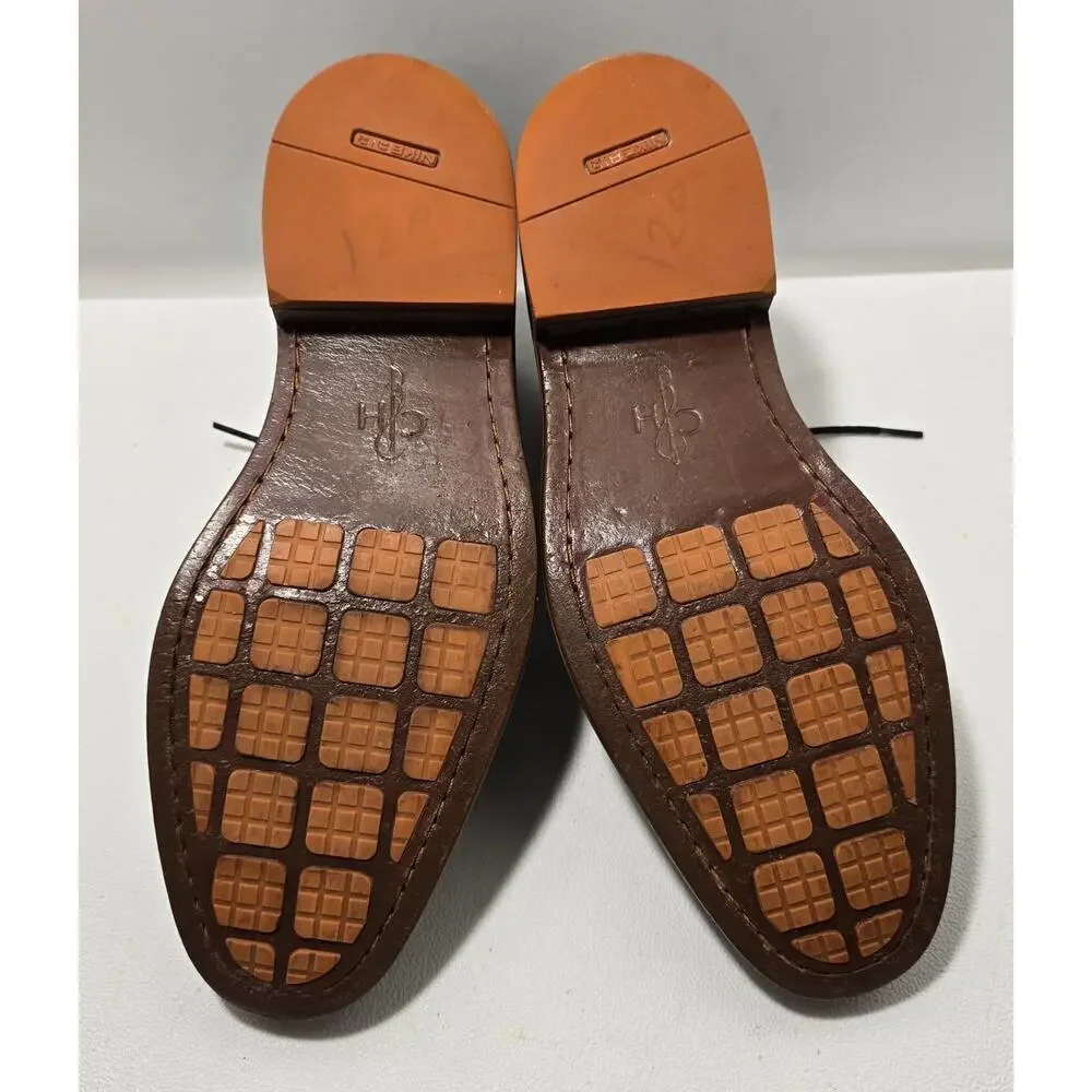 Cole Haan C10826 9 Air Colton Chukka Med/Dark Brown Shiny Boot Shoe sz 10 M